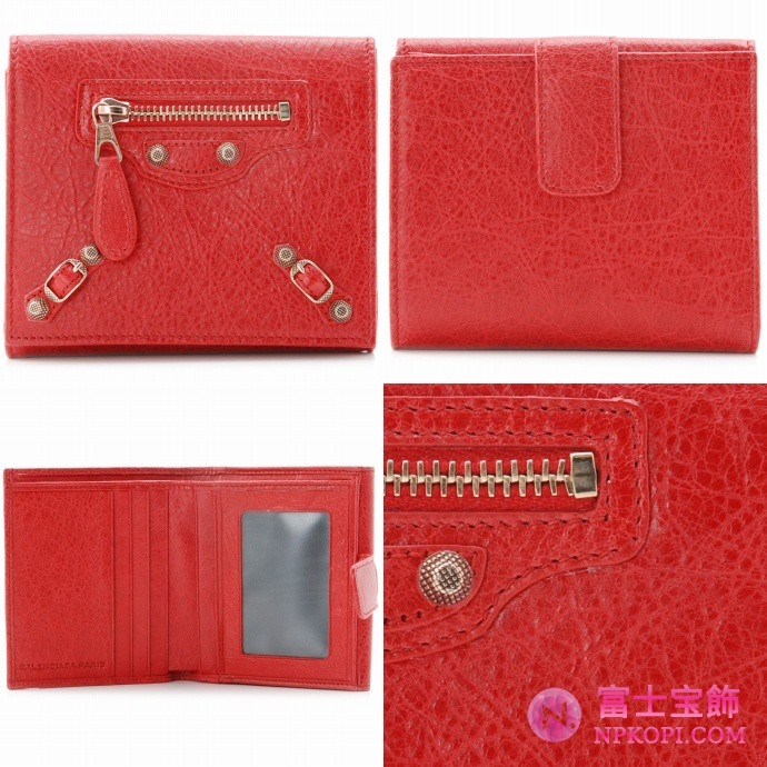 BALENCIAGA/バレンシアガ 2012年春夏GIANT WINDOW 2つ折り財布285375 D940O 6411 